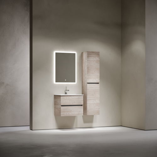 Тумба под раковину Sancos Urban UR60EG 60х50 подвесная цвет коричневый - фото 3